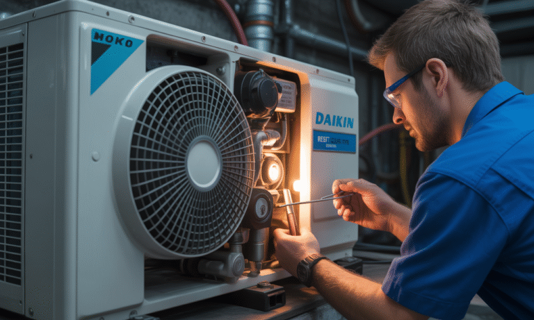 découvrez comment réinitialiser facilement votre pompe daikin grâce à des étapes simples et rapides. suivez notre guide pour résoudre rapidement les problèmes courants et optimiser le fonctionnement de votre appareil.